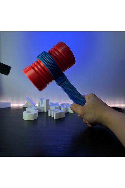 Phigo 3D Printing Rage Hammer – Hard Tpu Stress Hammer Toy (Name Can Be Written Product)
