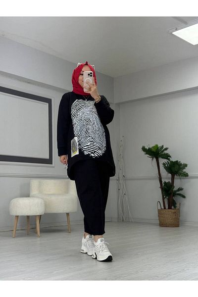 ButikKardelen Fingerprint Tracksuit Set