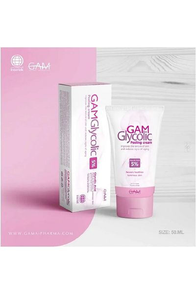 GAM Glycolic Peeling Cream 10% 50ml Made in Turkey