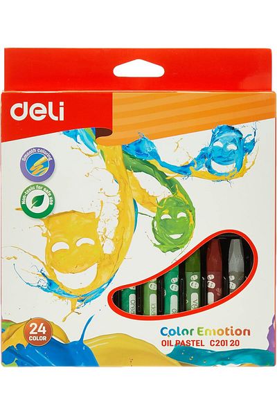 Deli EC20120 Oil Pastel Colour for Perfect Blending