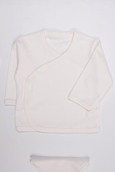 Mini Ropa Solid Color Hospital Release Plain Ecru Newborn Set Patternless Set of 10