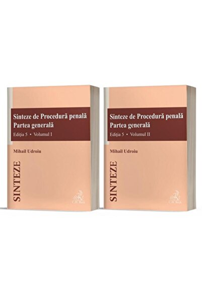 Editura CH Beck Sinteze de Procedura penala. Partea generala (volu