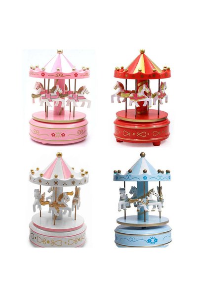 Theikonstore Atlı Karınca Müzik Kutusu & Kupa & Ayıcık Anahtarlık & Lotus Mum Hediye Seti