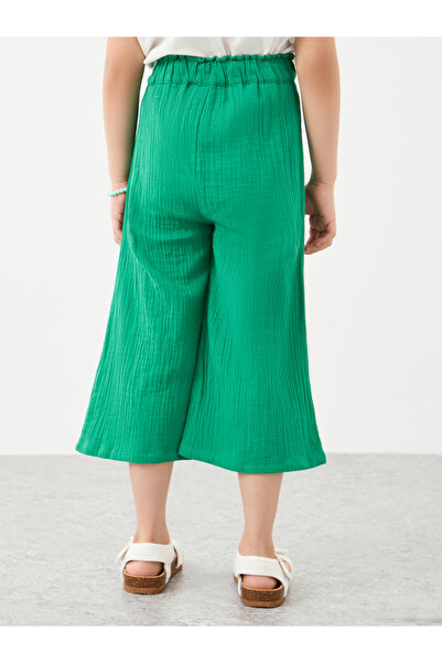 Styli Textured Wide Leg Pants with Drawstring