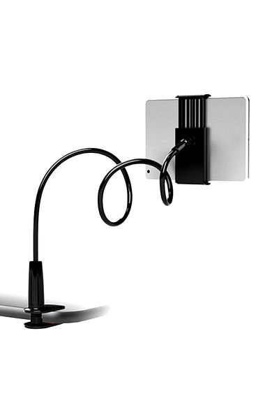 Aptel Flexible phone holder, black, 70 cm