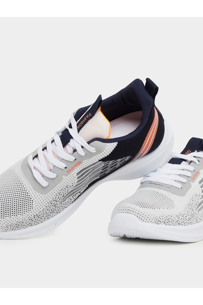 Styli Printed Lace Up Sneakers