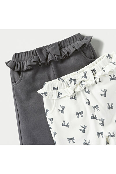 Juniors Assorted Joggers with Bow Detail - Set of 2