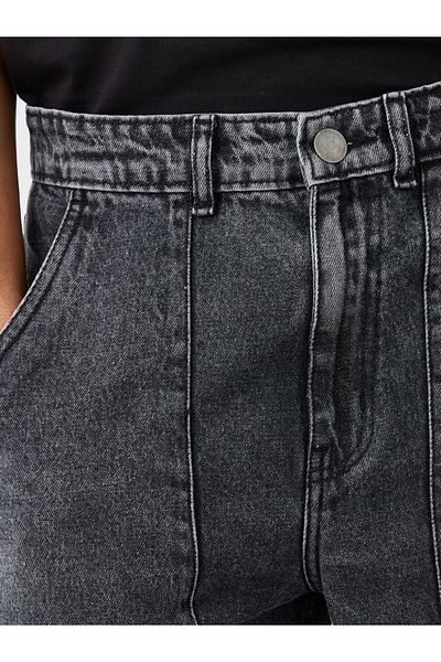 Styli Mid Rise Washed Tapered Fit Jeans