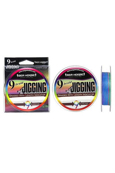 SEA HORSE Jigging Pe 0,08 Mm 150mt 9x Multi Color