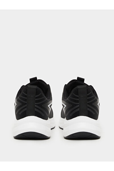 Styli Printed Panelled Lace Up Sneakers