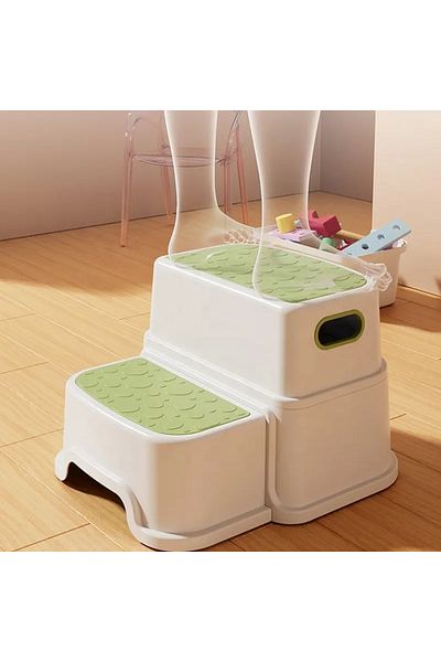 Little Mom Little Mom Grey two-step baby booster seat, multifunctional for toilet, bathroom and kitchen