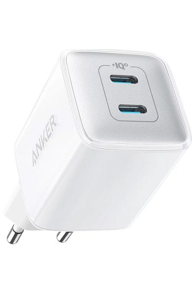 Anker 521 Nano Pro 40W Power Bank, 2x USB-C, White