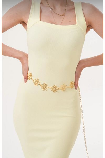 Noa Noa Sun Detailed Chain Women's Belt