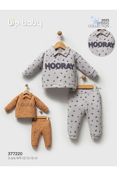 Bip Baby Embroidered Double Set