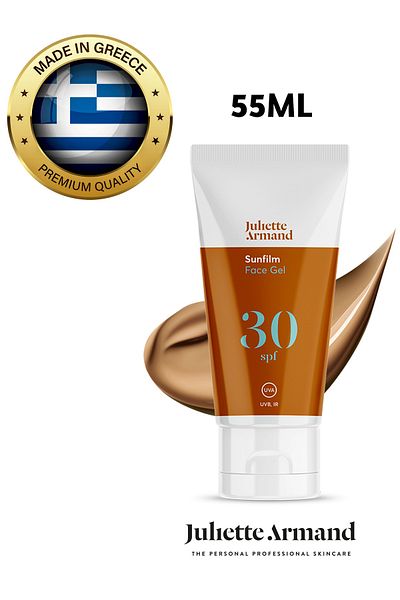 Juliette Armand Sunfilm Face Gel SPF30 High Protection Light Tinted Sunscreen Non-Oily Formula for All Skin Types