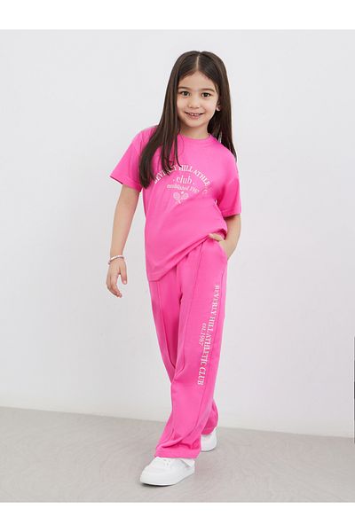 Styli Graphic Print Oversized T-Shirt and Joggers Set