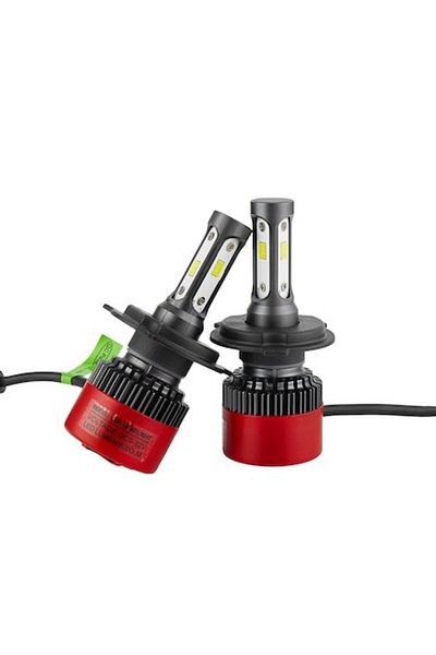 Carsons Set H7, două faruri becuri LED mașină, ventilator răcire, 36W/bec, 8000LM, 6500K