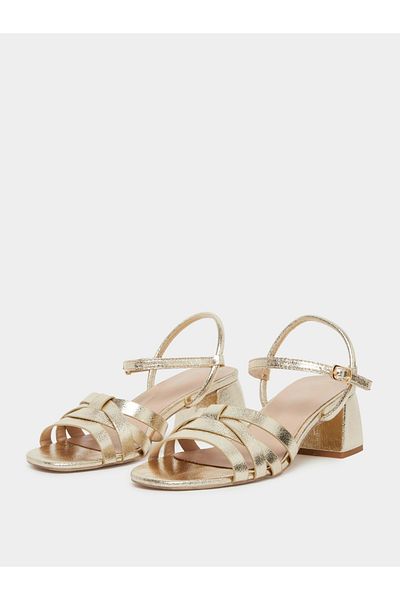 Styli Sling Back Block Heel Sandals