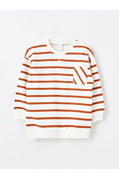 LC Waikiki Lcw Kids Striped Boys T-Shirt and Sweatpants Bottom 2-Piece