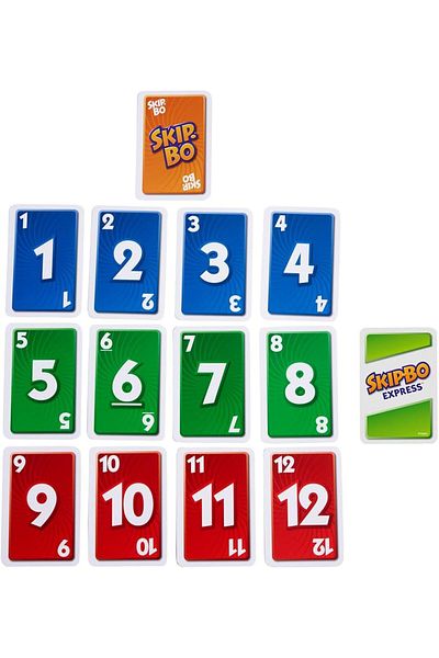 mattel UNO Skip-BO Express HWV20