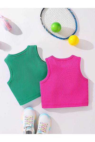 Take Two By Styli Set of 2 - Solid Ribbed Tank