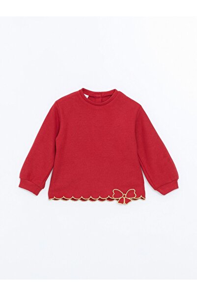 LC Waikiki Lcw Kids New Year's Themed Girls' Sweatshirt and Leggings Pants 2-Piece Set