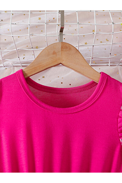 Take Two By Styli Embellished Mesh Insert Tulle Dress