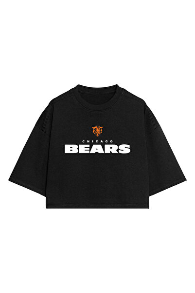 BA Sportswear تي شيرت شيكاغو بيرز لكرة القدم باللون الأسود مقاس كبير