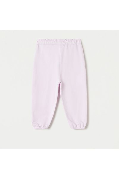 Juniors Heart Embroidered Joggers with Elasticated Waist and Pockets