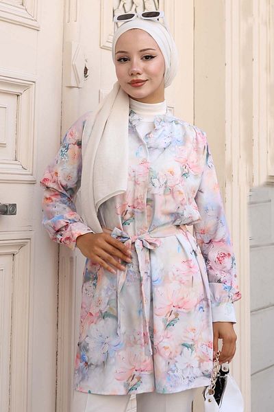 benguen Πουά Πουά Μοτίβο Hijab 702
