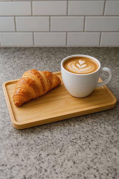 Evsun Home Collection Rectangular Bamboo Tray 24X36 cm