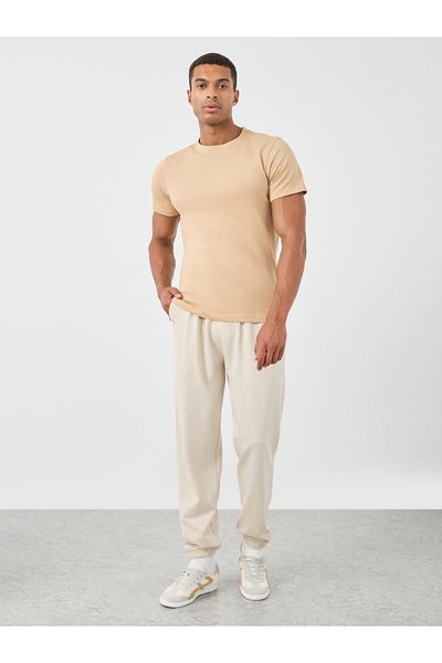 Styli Typography Embossed Oversized Elasticated Cuffed Joggers