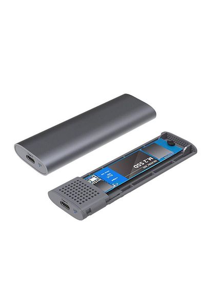 CoreParts Obudowa USB 3.2 Type-C do Dysków M.2 PCIe NVMe/SATA SSD (bez narzędzi), MSUB3304