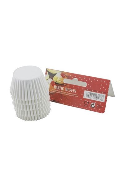 gogiva Minion muffin paper set, White, 2.5x4 cm, 100 pcs