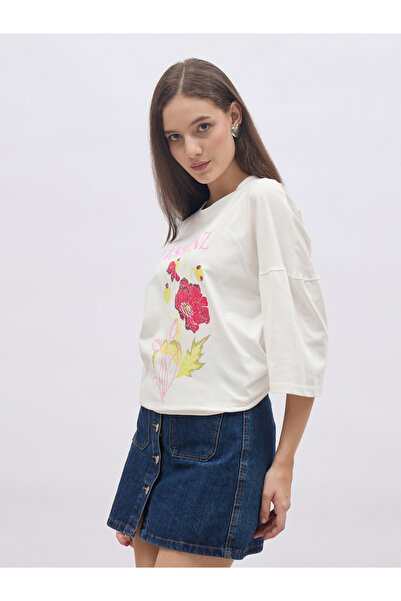 Styli Graphic Print Oversized T-Shirt