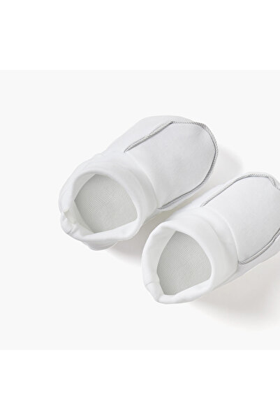 giggles Piping Detail Slip-On Booties