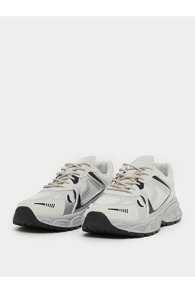 Styli Textured Lace Up Chunky Sole Sneakers