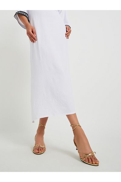 Styli Bow Strappy Stiletto Heel Sandals