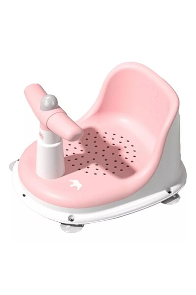 Little Mom Little Mom Baby Crown Pink bath chair for children, ergonomic design with backrest, with removable cover