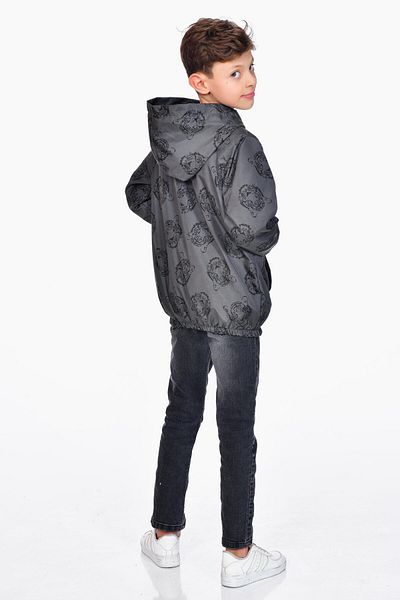 Kamex Lion Printed Hooded Boy's Coat Raincoat