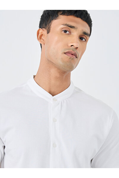 Styli Regular Fit Cotton Knit Short Sleeve Shirt