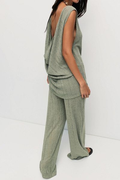 Pull & Bear Fine knit trousers