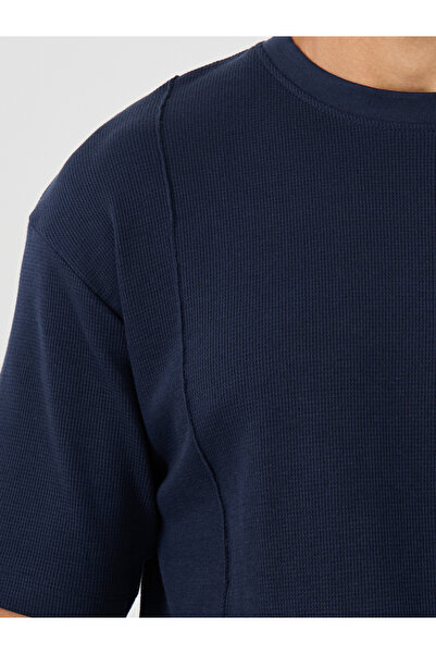 Styli Waffle knitted Oversize T-Shirt with Pintuck Joggers Co-Ords