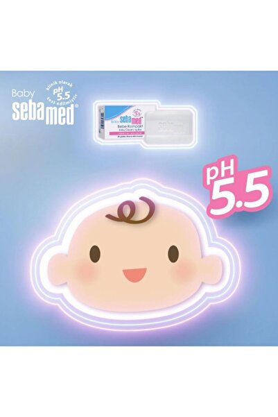Sebamed Kids Baby Bebek Kompakt Sabun 100 gr Inulin ve Pantenol İçerikli pH 5.5 Hassas Cilt Nazik Temizleme