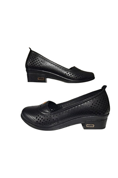 Bess Pantofi de zi cu zi pentru mamă din piele naturală cu toc mic, ultra ușo...