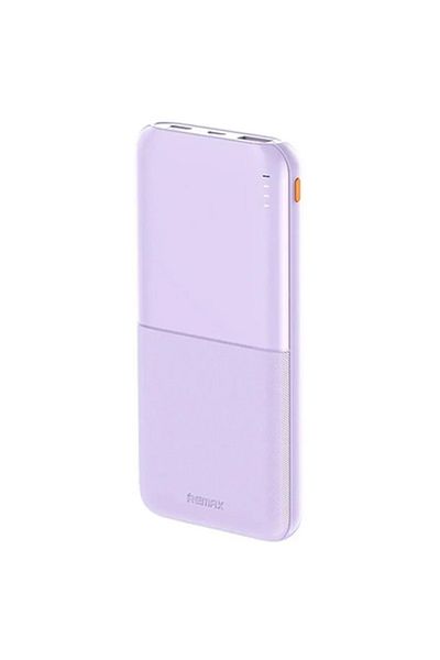 REDz Accessories Powerbank Remax RPP-23, Battery 10,000mAh, USB + Type-C, LED Indicator, Purple
