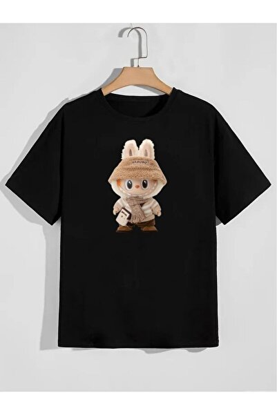 İnazuma Outdoors Unisex Oversize Βαμβακερό T-shirt με στάμπα, κοντό μανίκι κα...