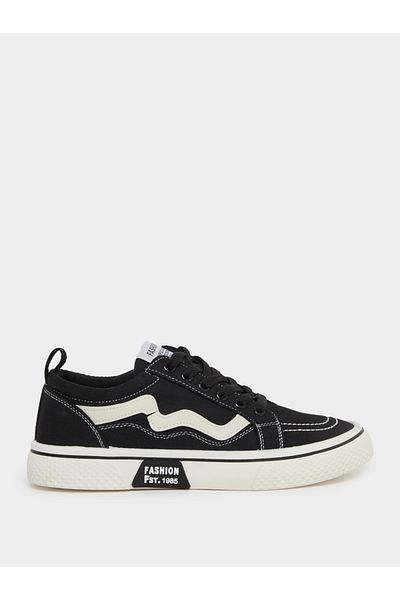 Styli Panelled Lace Up Sneakers