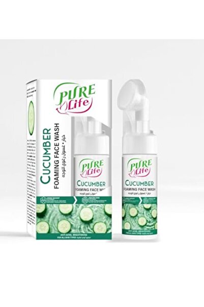 Pure Life Cosmetics غسول الوجه الرغوي بيور لايف بالخيار 150 مل