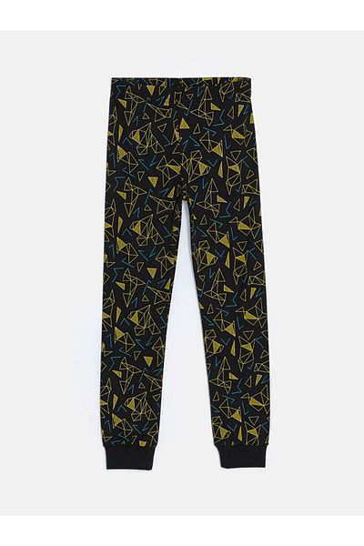 LC Waikiki Black Elastic Waist Boys' Pajama Bottom